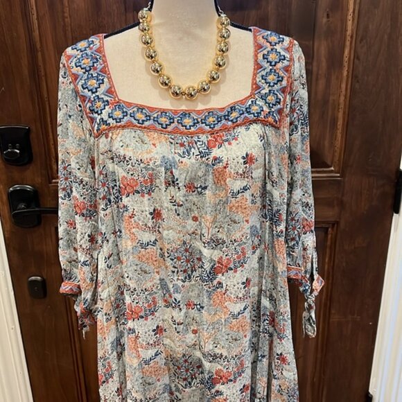 Johnny Was Floor Length Dress - Picture 2 of 7